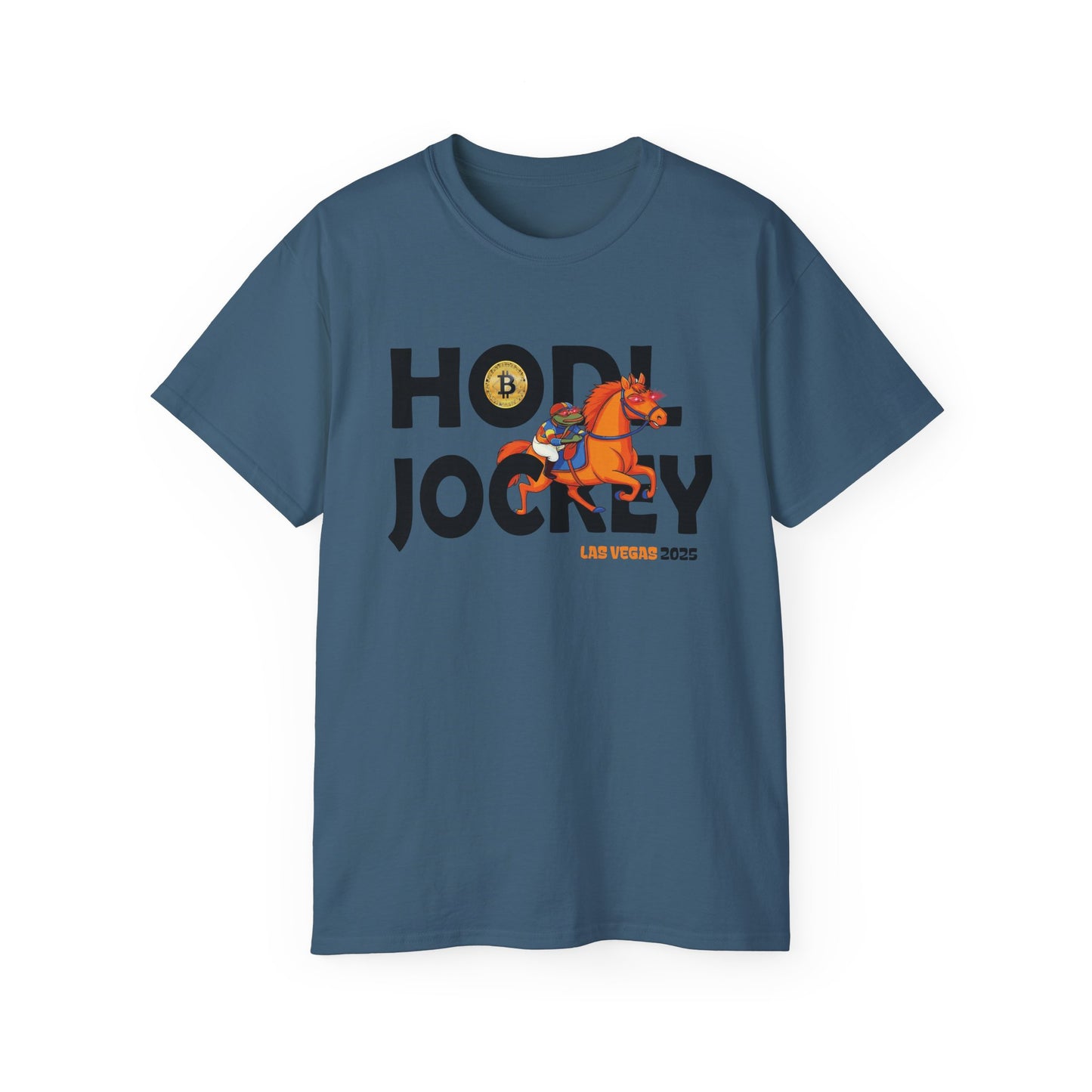 Bitcoin HODL JOCKEY Vegas 2025 Tee