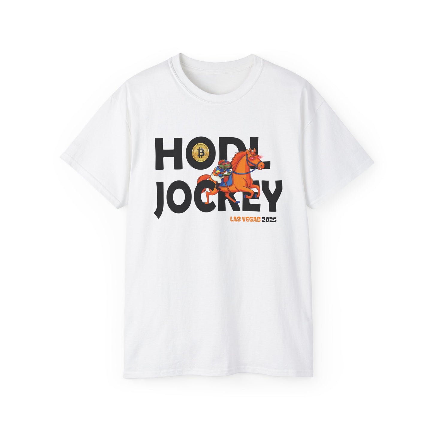 Bitcoin HODL JOCKEY Vegas 2025 Tee