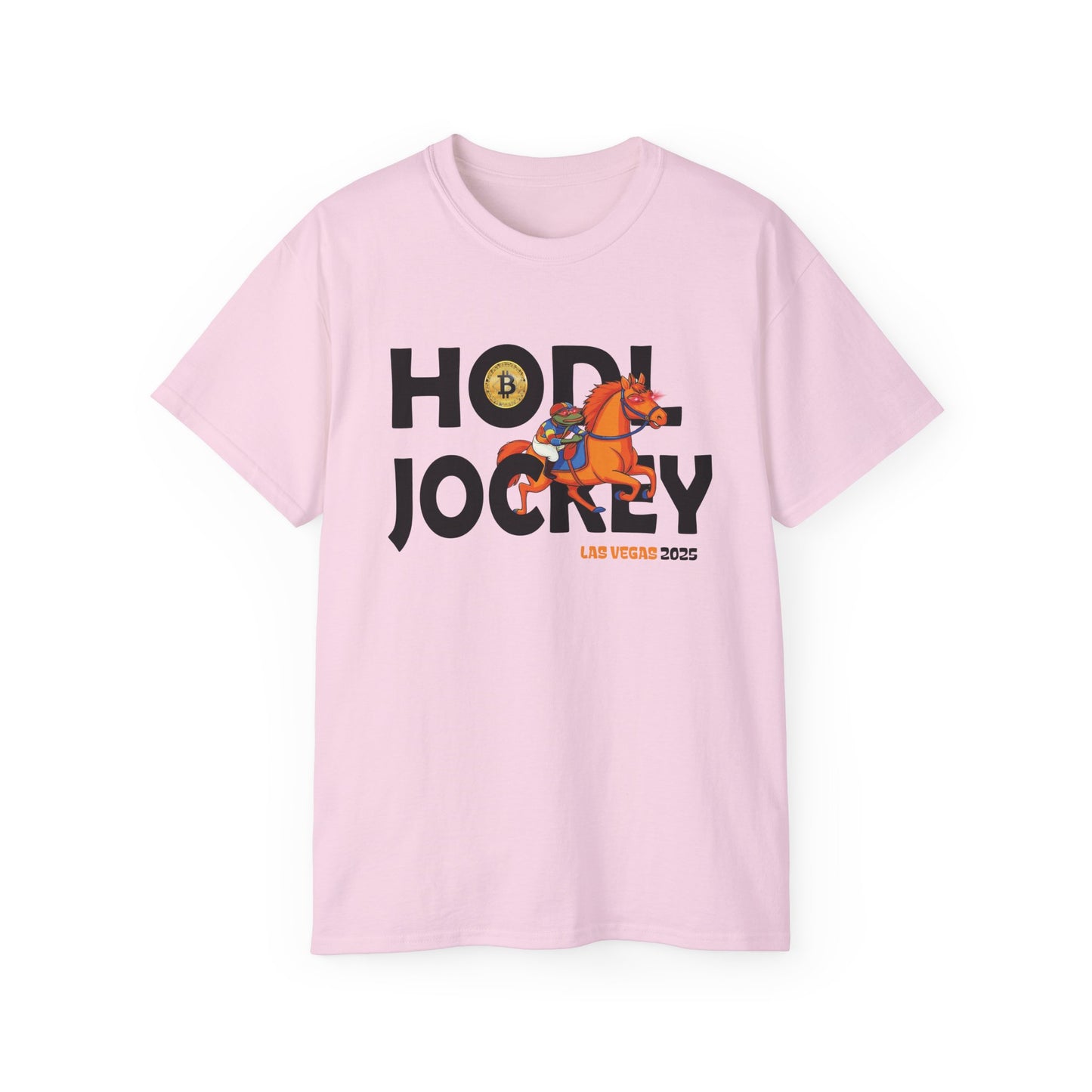 Bitcoin HODL JOCKEY Vegas 2025 Tee