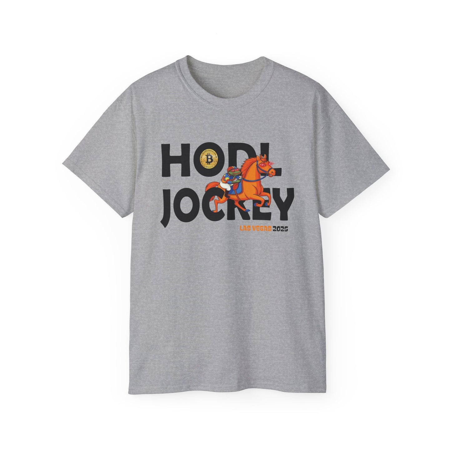 Bitcoin HODL JOCKEY Vegas 2025 Tee