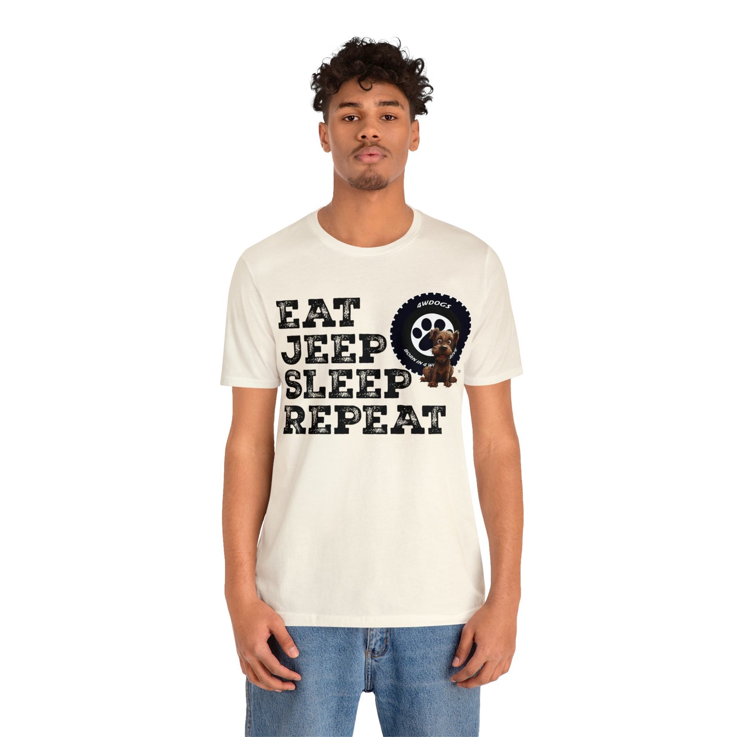 Eat Jeep Sleep Short Sleeve Tee