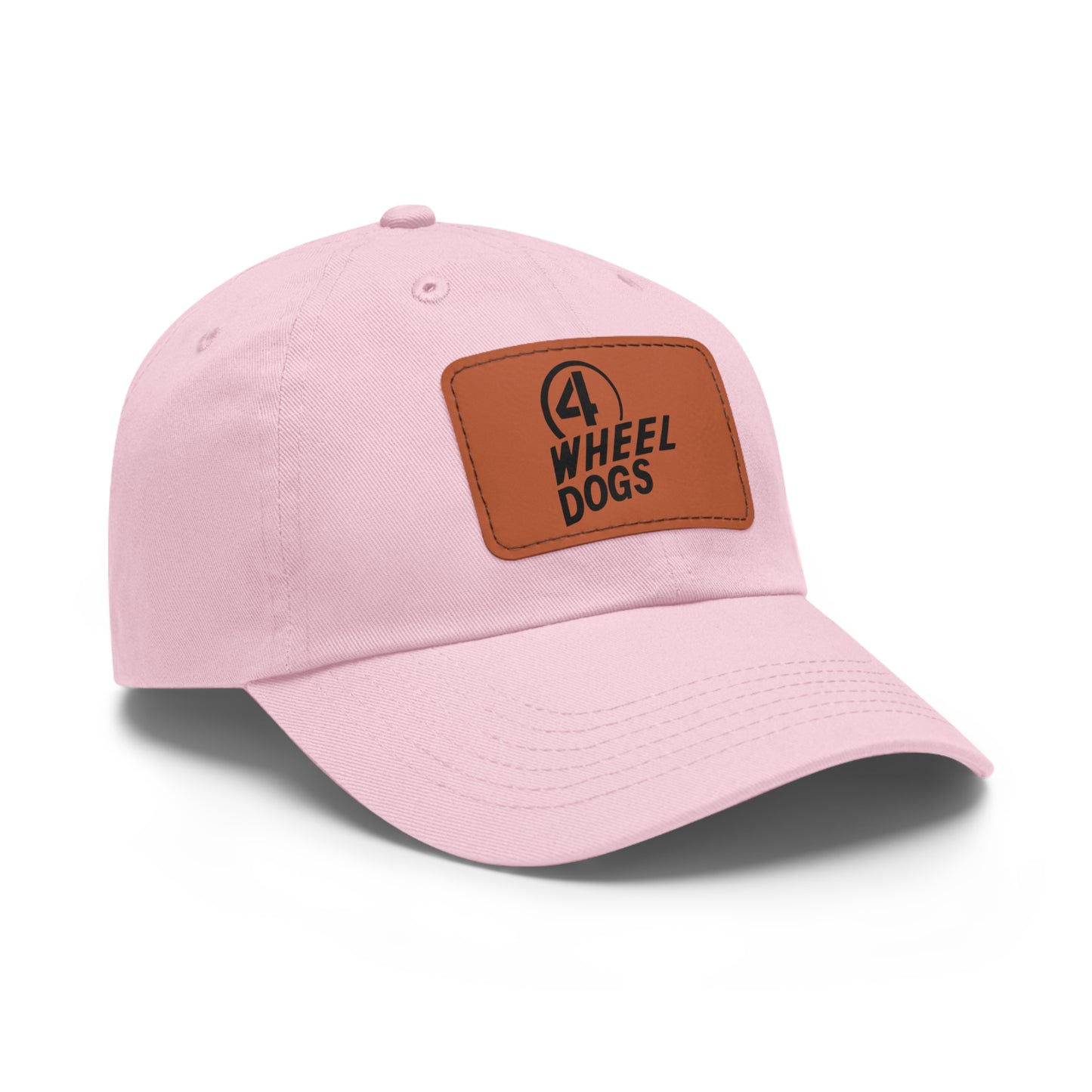 Dad Hat with Leather Patch (Rectangle)