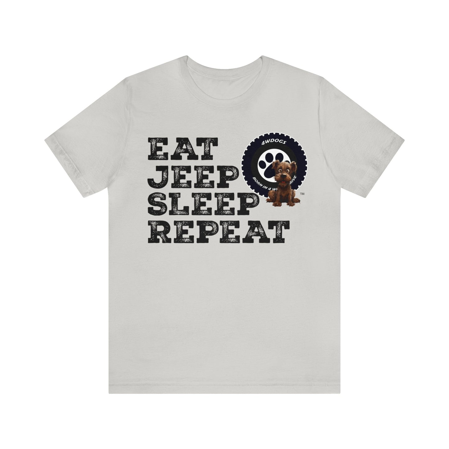 Eat Jeep Sleep Short Sleeve Tee