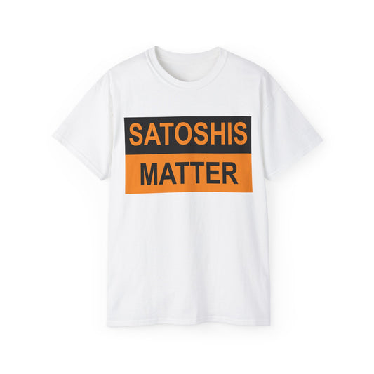 Satoshi's Matter Unisex Cotton Tee - Statement Shirt for Bitcoin Enthusiasts