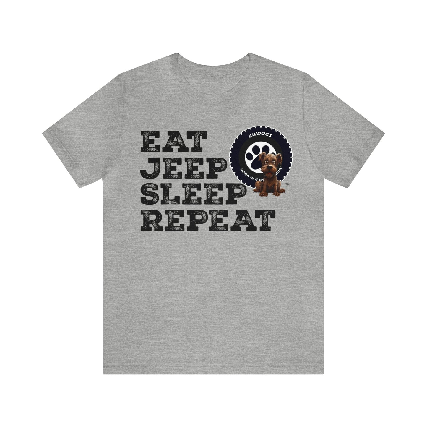 Eat Jeep Sleep Short Sleeve Tee