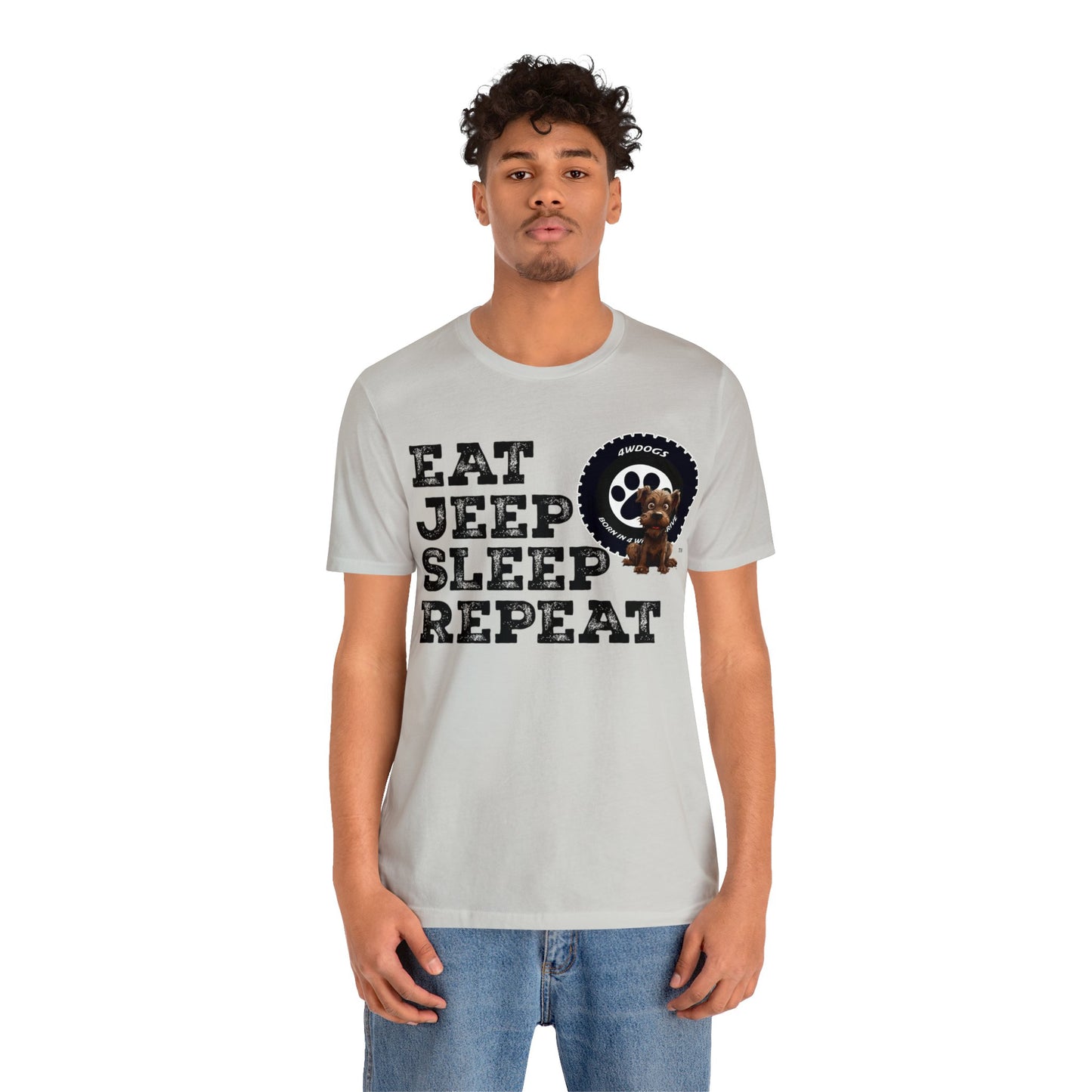 Eat Jeep Sleep Short Sleeve Tee